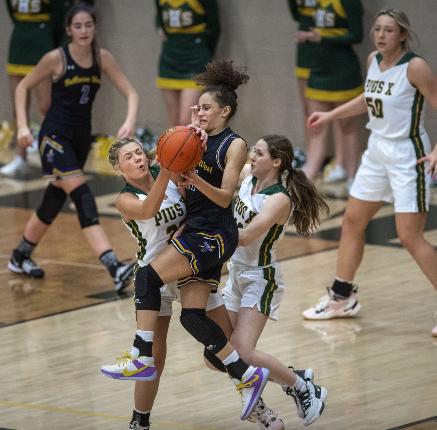 Lincoln Pius X vs. Bellevue West, 2.25
